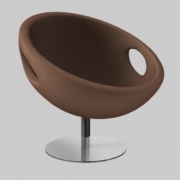 FABRIC COVERING ARMCHAIR