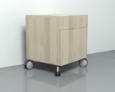 Simple_dresser_on_wheels_SMALL_product by Flaminia_ceramic
