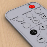 telecomando tridimensionale del videoproiettore ESPSON