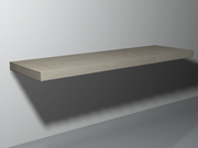 Simple wall hung shelfproduct by Flaminia Ceramic