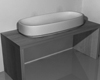 Step sink with support