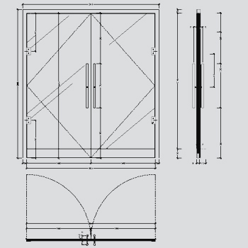 ArchiBit Generation s.r.l. - CAD Library - details - glass_door